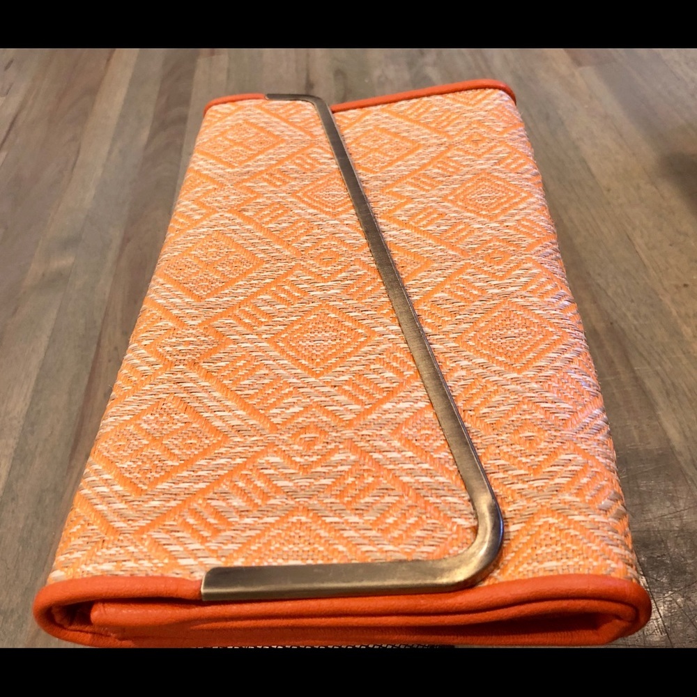 Urban Expression Vegan Leather Woven Clutch - Picture 2 of 8